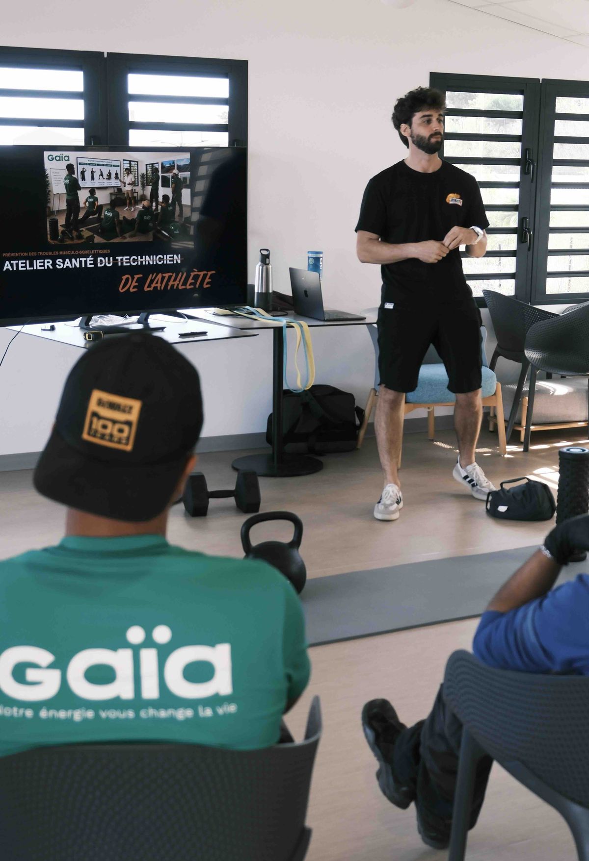 Atelier santé du technicien, prévention des TMS en entreprise à La Réunion